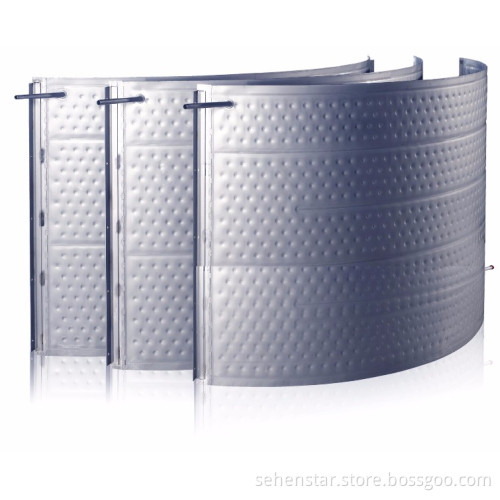 Laser Welding Pillow Plate for Potassium Nitrate Dimple Plate